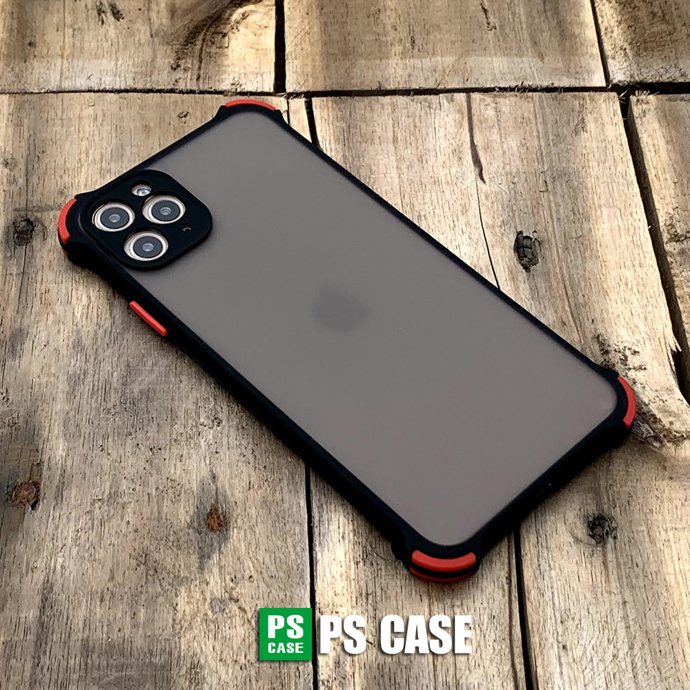 Ốp lưng chống sốc toàn phần dành cho iPhone 11 Pro Max - Màu Đen - PS Case Phân Phối