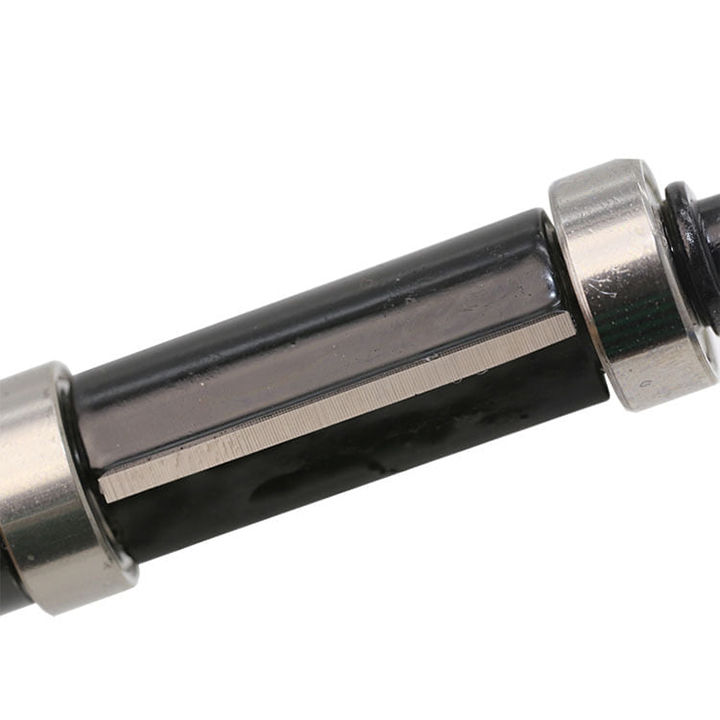 Mũi phay gỗ mũi soi thẳng 2 bi bo cạnh cốt 6.35mm