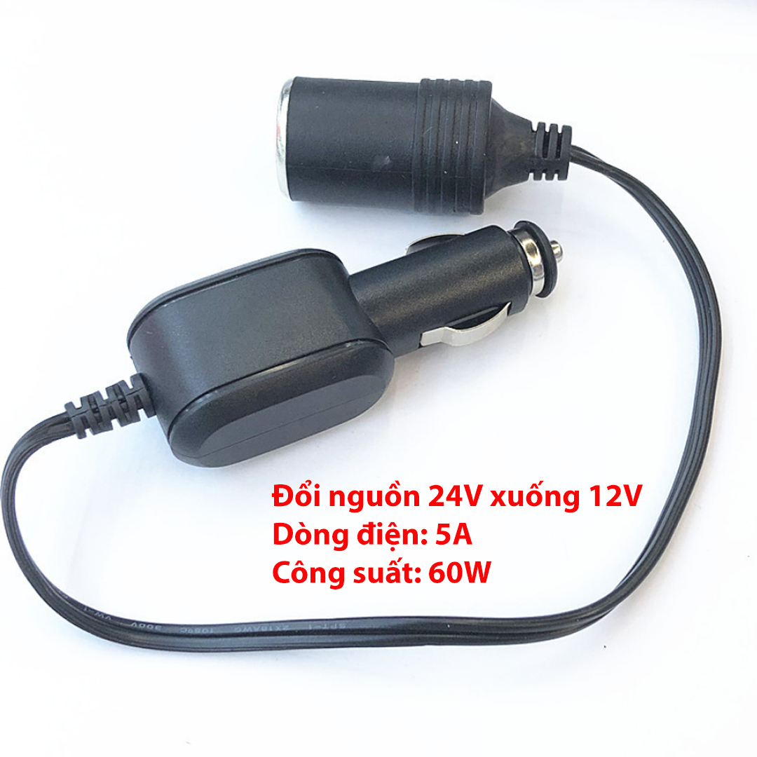 Bộ đổi nguồn 12v | từ 24v xuống 12v | công suất 60w