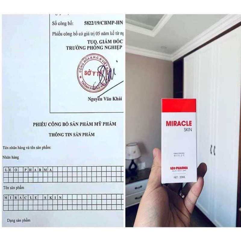 Combo tái tạo da miracle