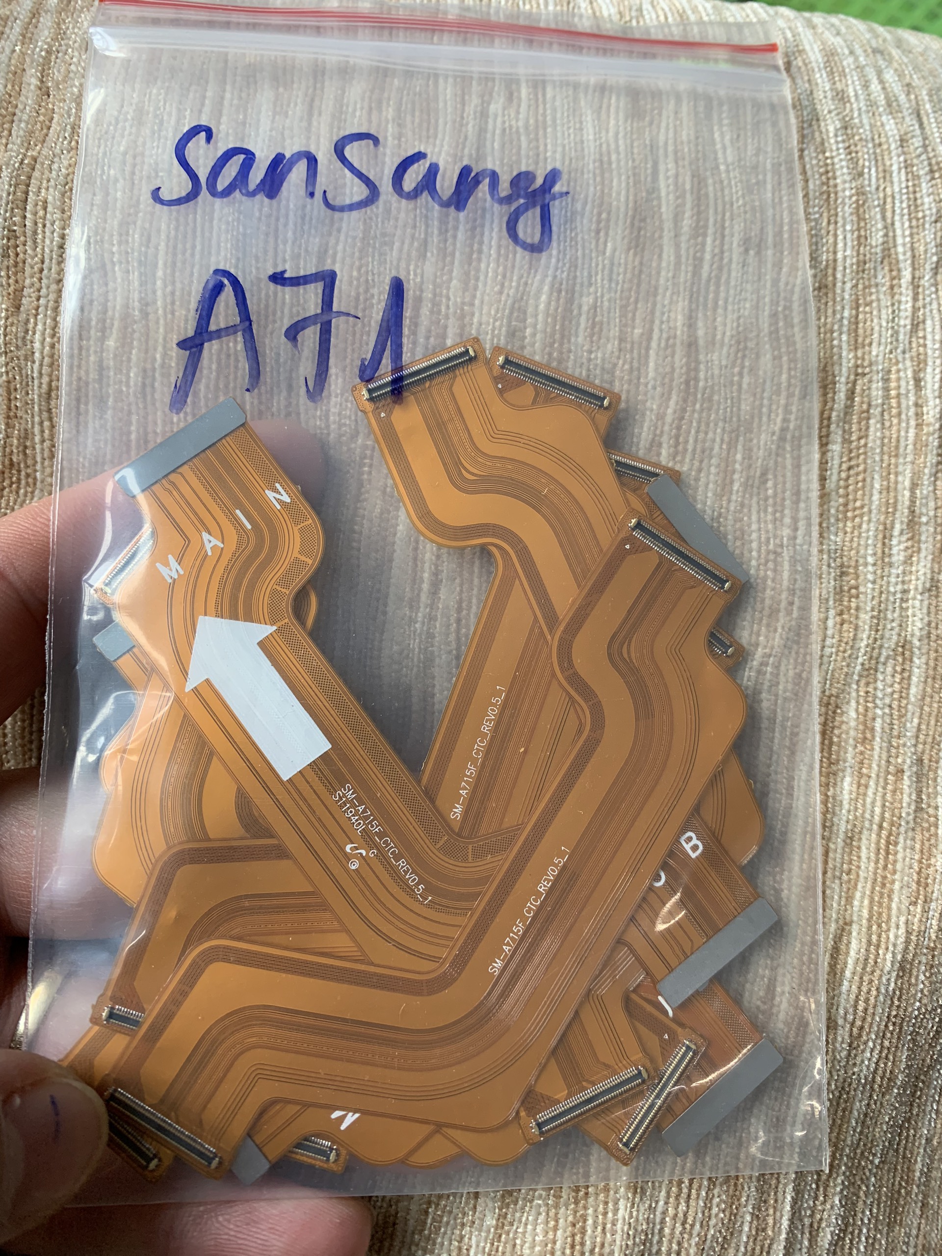 Cáp nối main, cáp nối bo sạc zin samsung A71