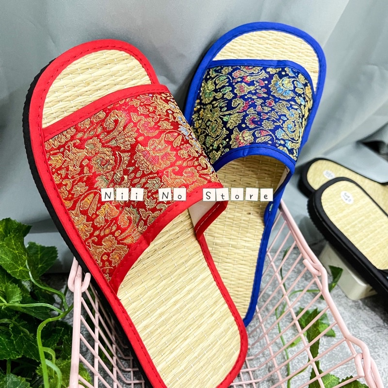 Dép chiếu ngang quai gấm - ND015
