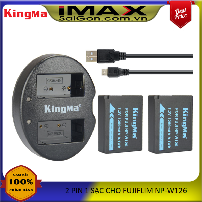 [HCM]PIN KINGMA CHO PIN FUJIFLIM NP-W126