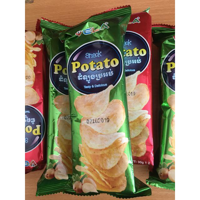 10 gói snack khoai tây potato (10 gói)