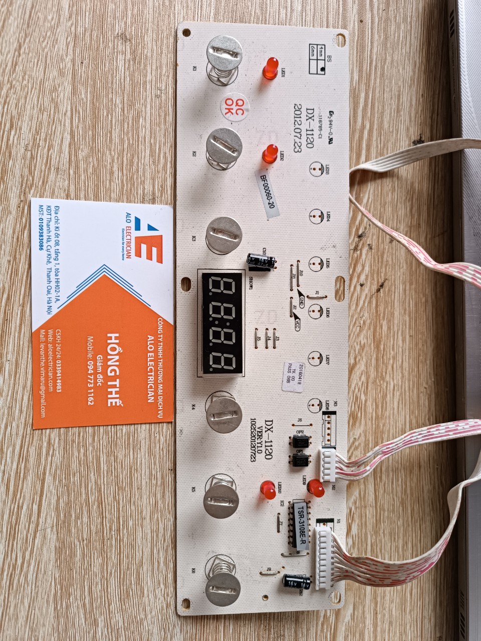 Mạch hồng ngoại bếp điện Junger NKD-20