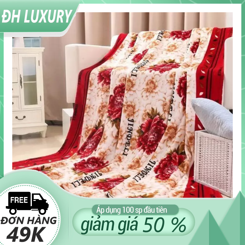 Mền Tuyết dày cao cấp 1m6 x 2m Nặng 900g mền đẹp không phai màu-giao màu ngẫu nhiên cao cấp