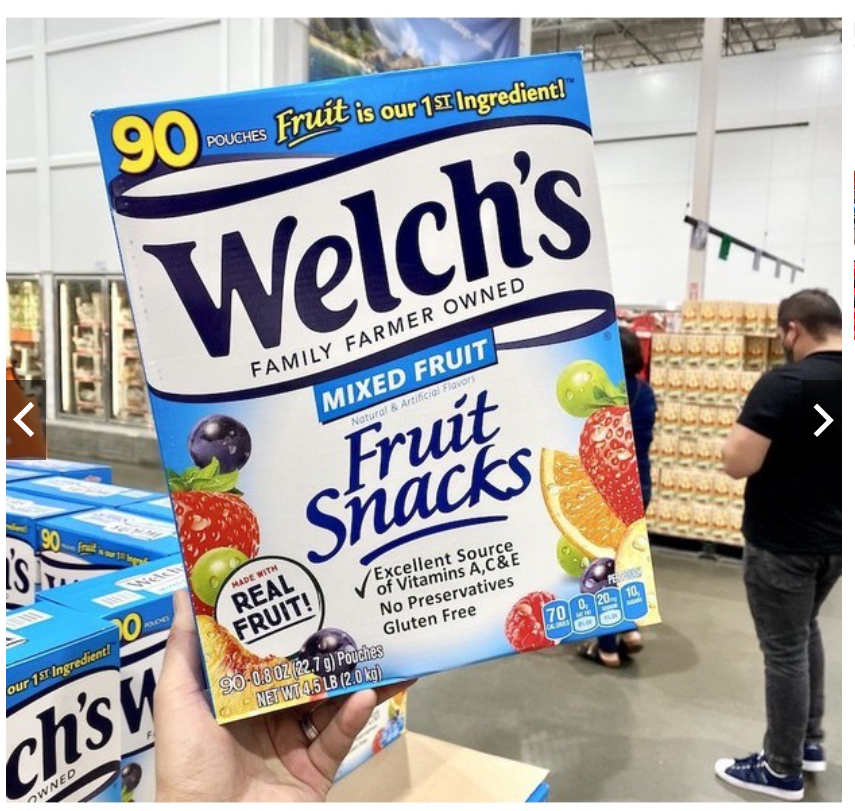 [HỘP 90 TÚI] Kẹo Dẻo Welch Trái Cây Túi 22.7g