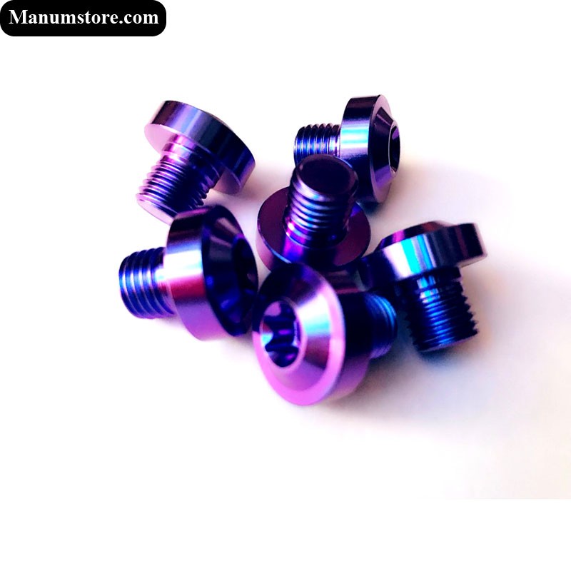 Ốc gắn chân gương Titanium
