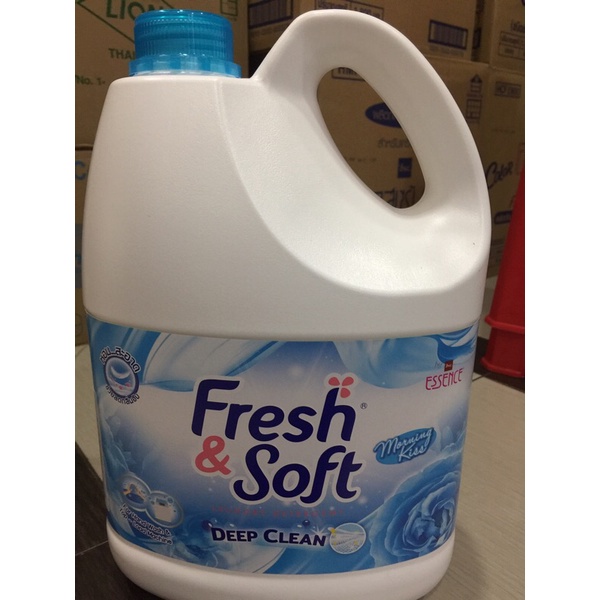 Nước Giặt Xả 2in1 Thái Lan Fresh & Soft 3000ml (thơm sạch an toàn)