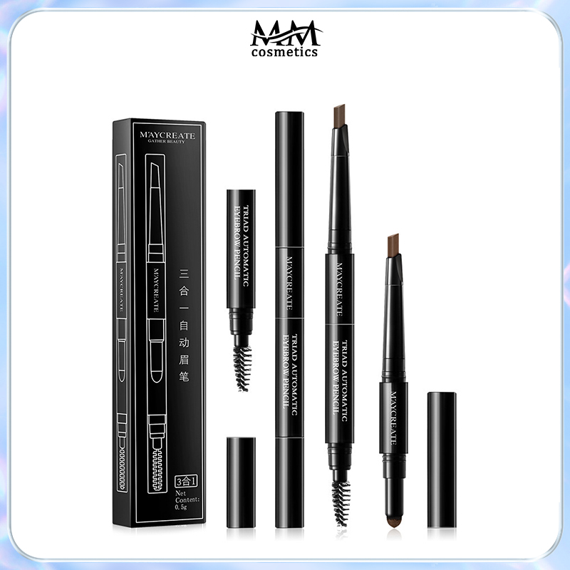 Bút kẻ mày Maycreate đa dụng với 2 đầu kẻ và chuốt lông mày