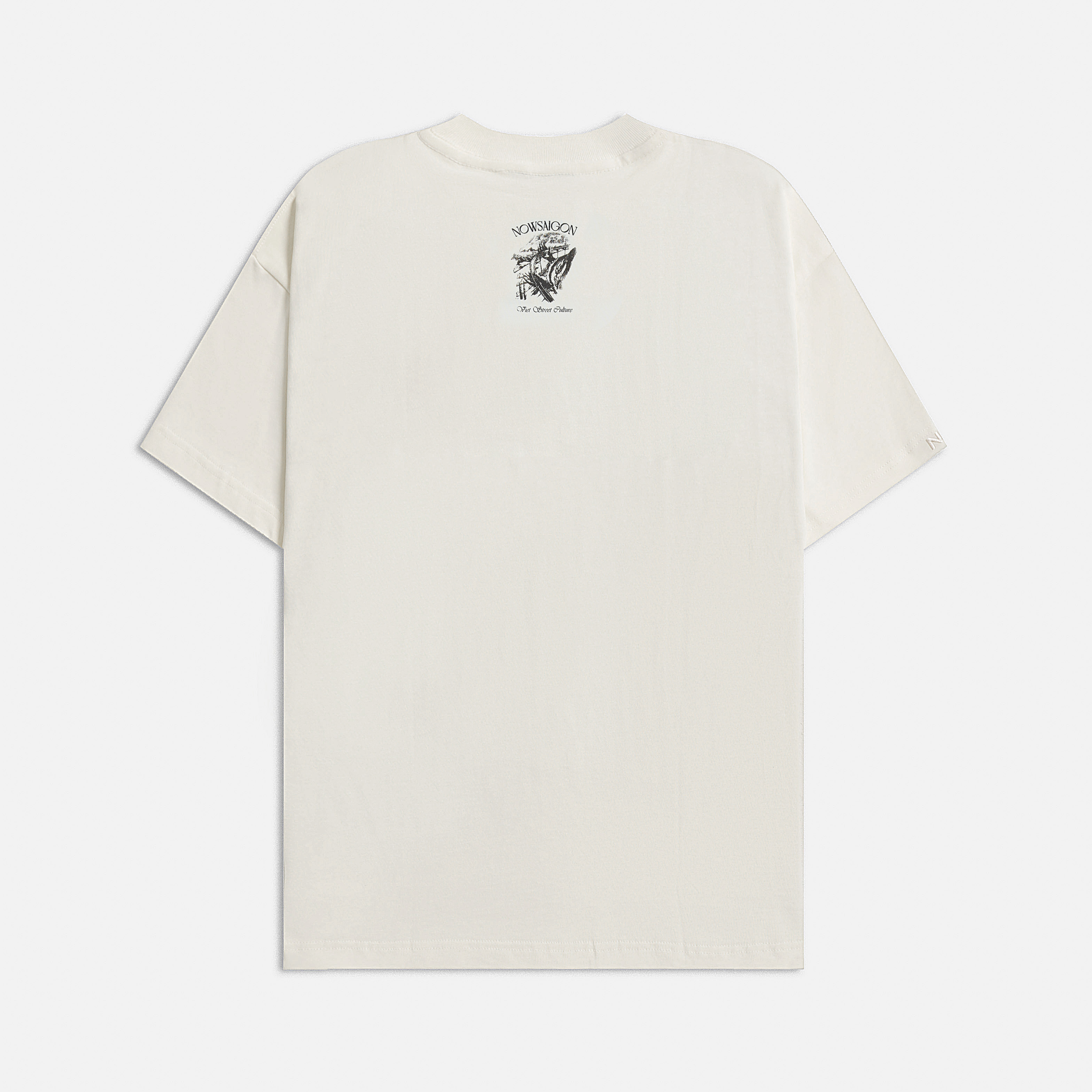 Áo thun NEEDS OF WISDOM Cầu Vàng Tee - Cream
