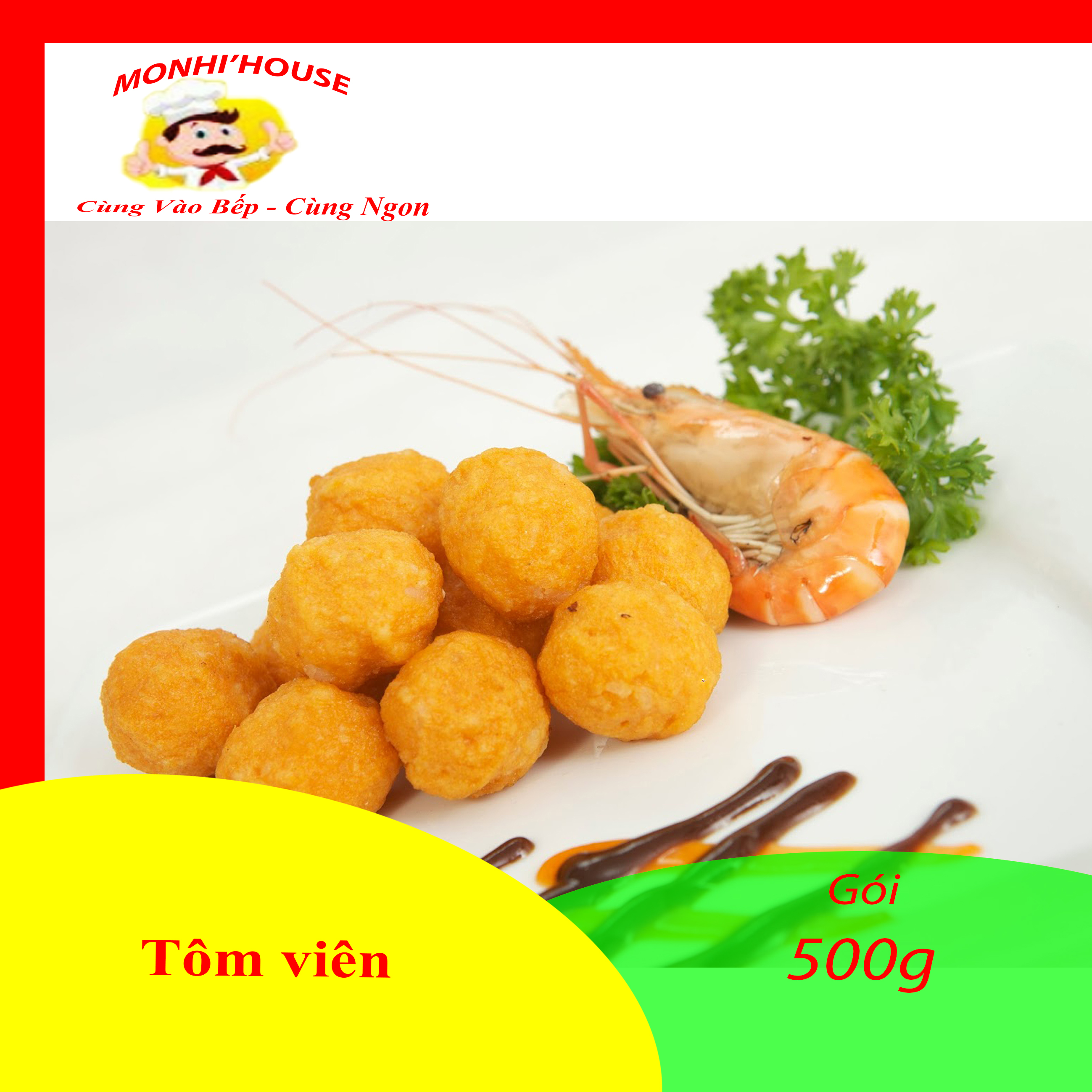 100g Tôm viên thơm ngon(chiết lẻ)