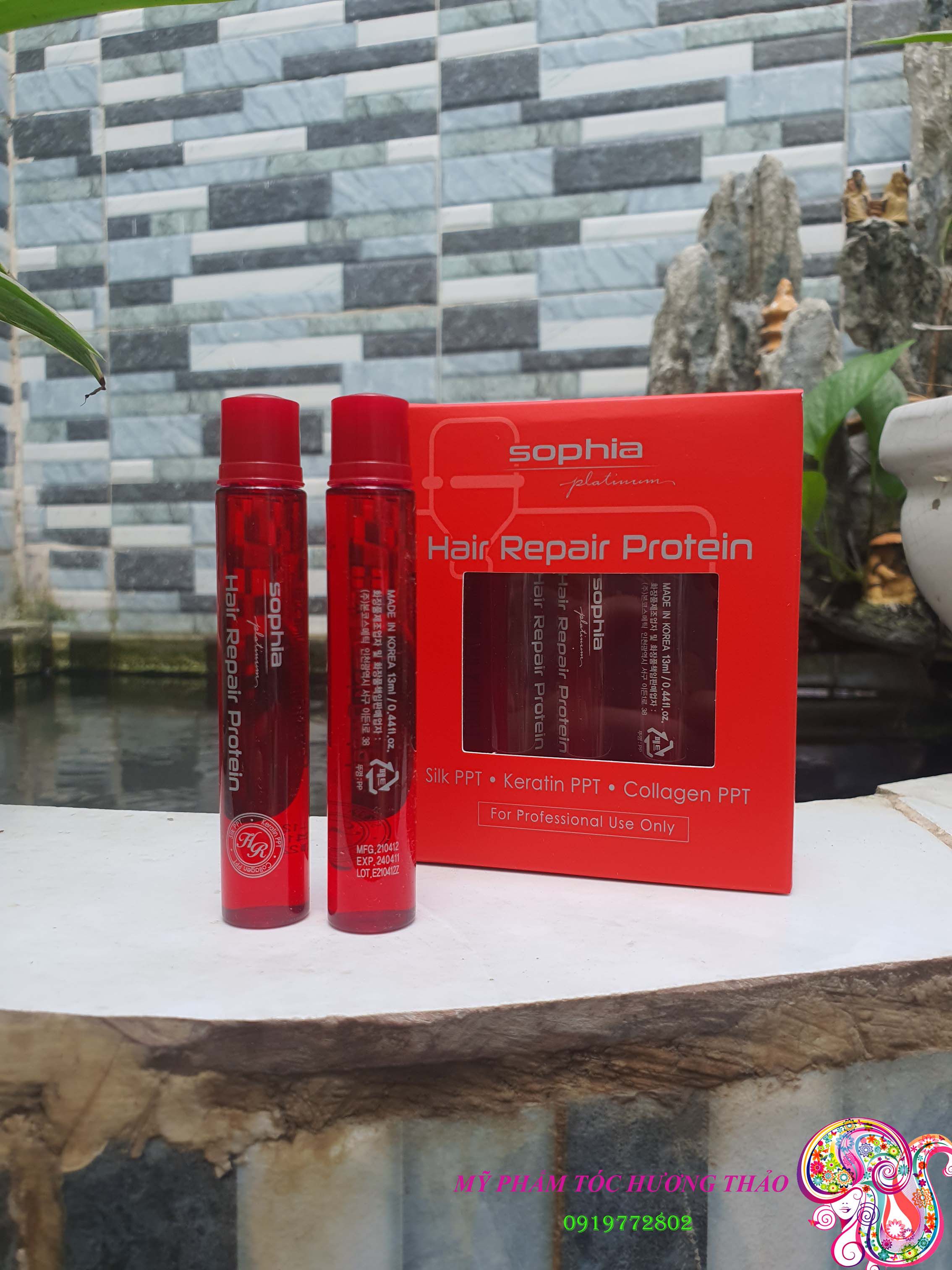 HAIR SOPHIA PROTEIN REPAIR PHỤC HỒI TÓC HƯ NÁT 3Gx10 ỐNG😎😎