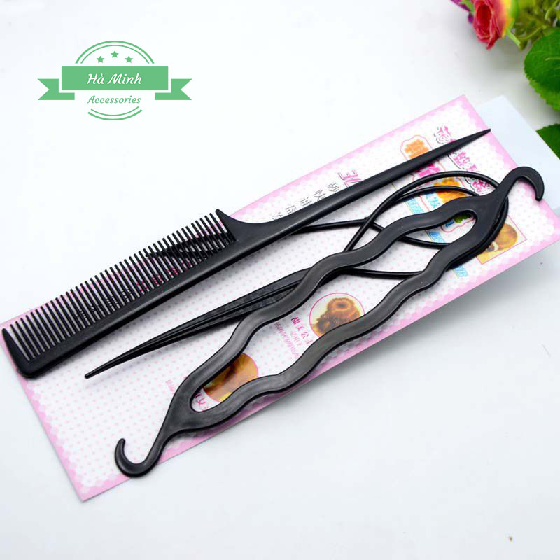 Bộ dụng cụ tạo kiểu tóc 4 món đa năng