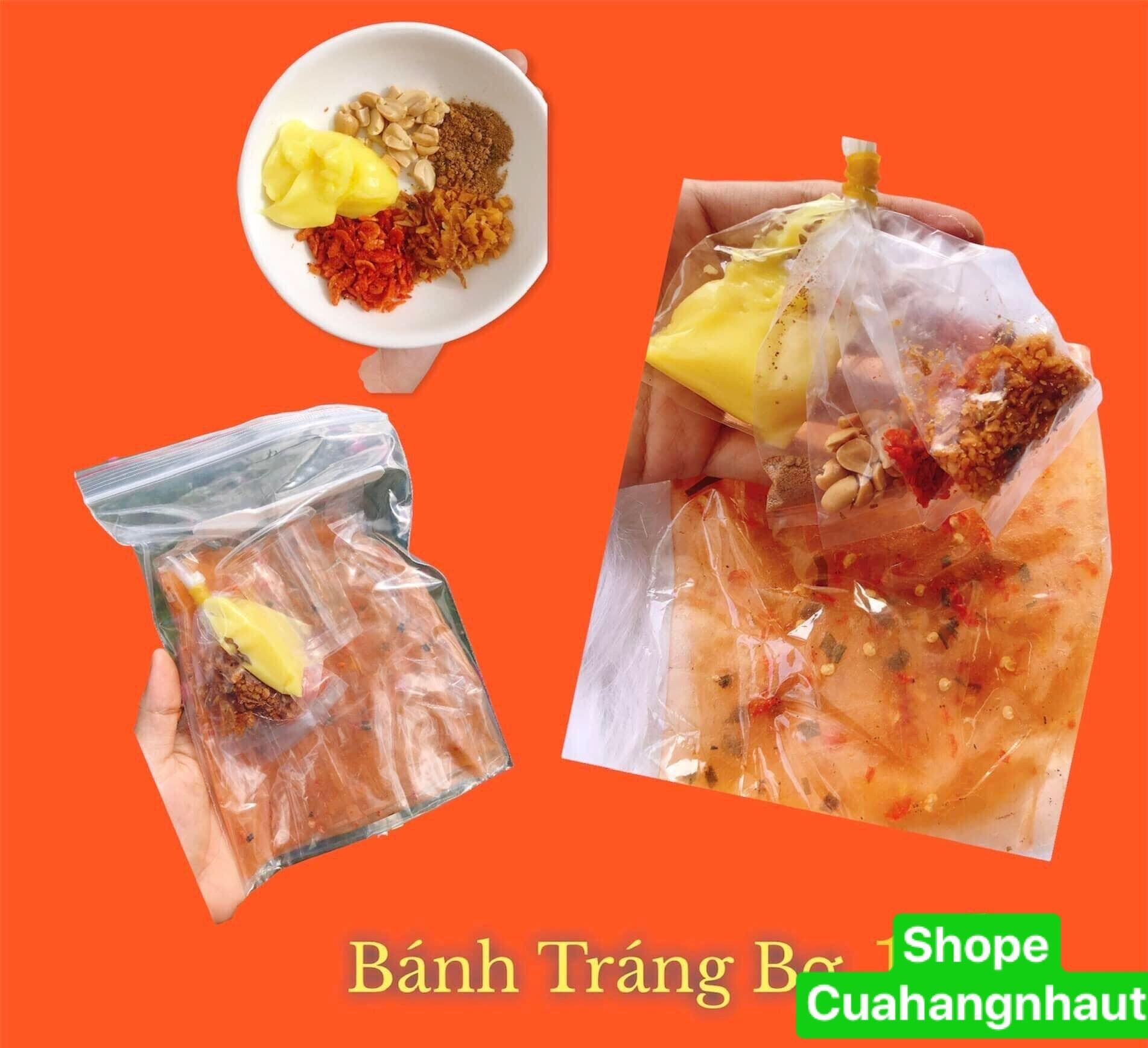 5 gói Bánh tráng bơ dẻo ăn vặt ngon