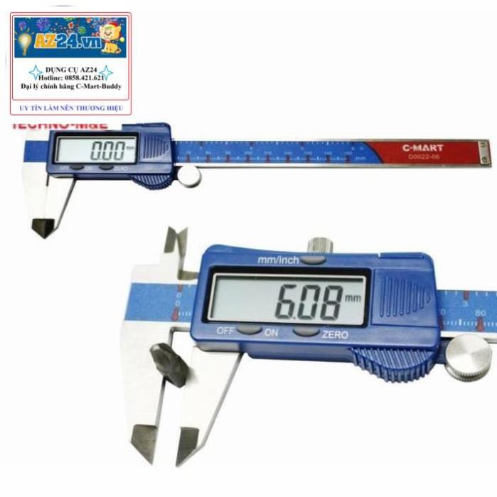 Thước kẹp điện tử C-Mart D0022-06 150mm