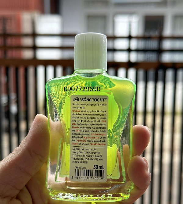 Dầu bóng tóc ht chai sành giúp tóc mềm mượt 50ml