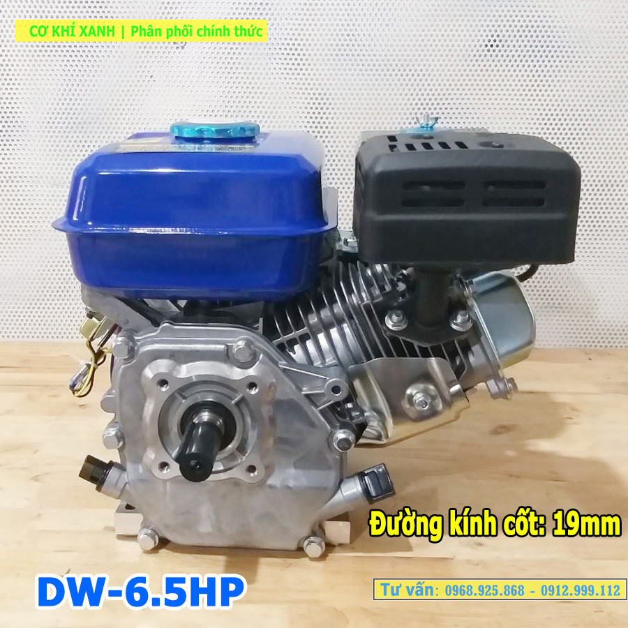 Máy nổ chạy xăng - Động cơ 6.5HP Dewoo Model DW-6.5Hp
