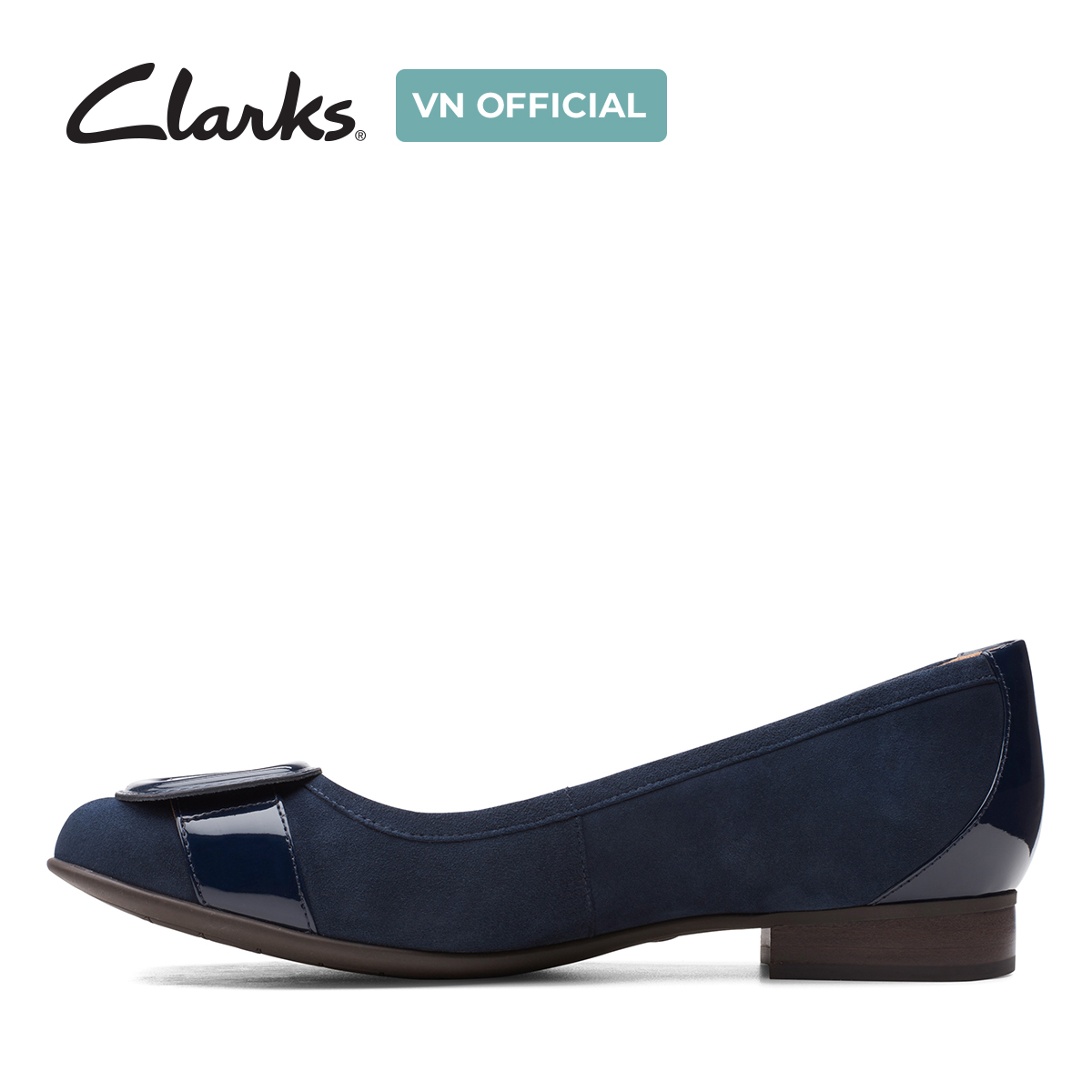 Giày Búp Bê Da Nữ Clarks - Un Blush Cove