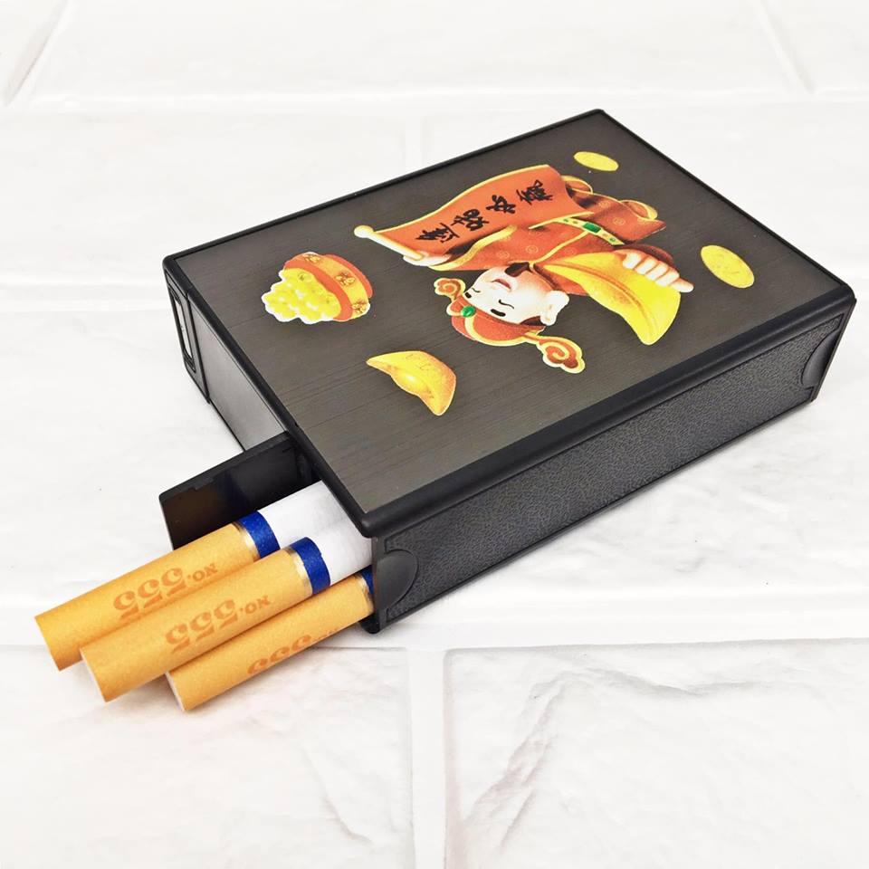 [HCM]BẬT LỬA ĐIỆN - HỘP THUỐ.C 2IN1  - (SẠC ĐIỆN)