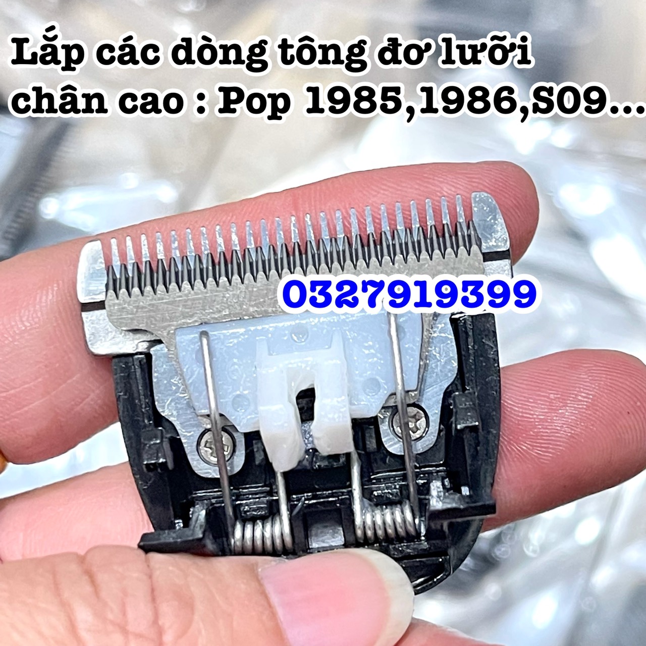 Lưỡi tông đơ titan S09 - lưỡi chân dài