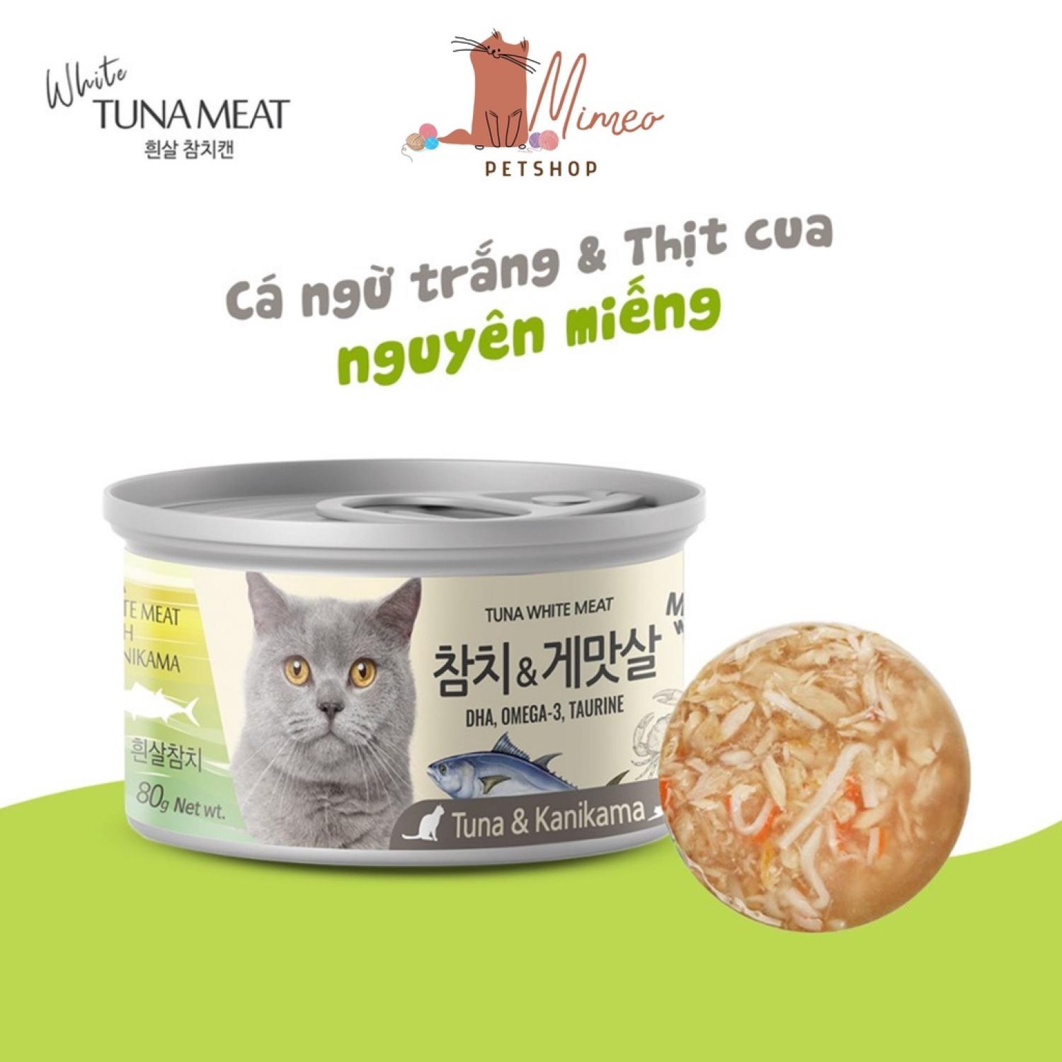 Pate mèo MEOWOW lon 80gr