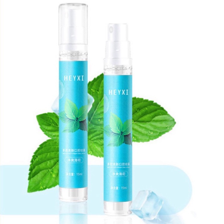 Xịt thơm miệng Bạc Hà Và Đào, xịt thơm miệng nhiều vị