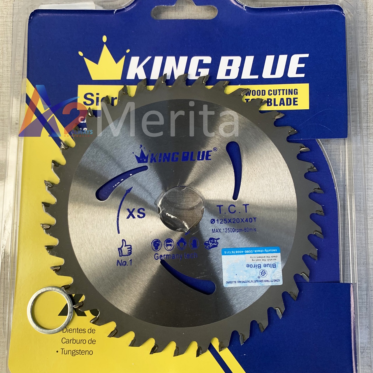 Lưỡi cưa gỗ tct 125x20mm 40t kingblue