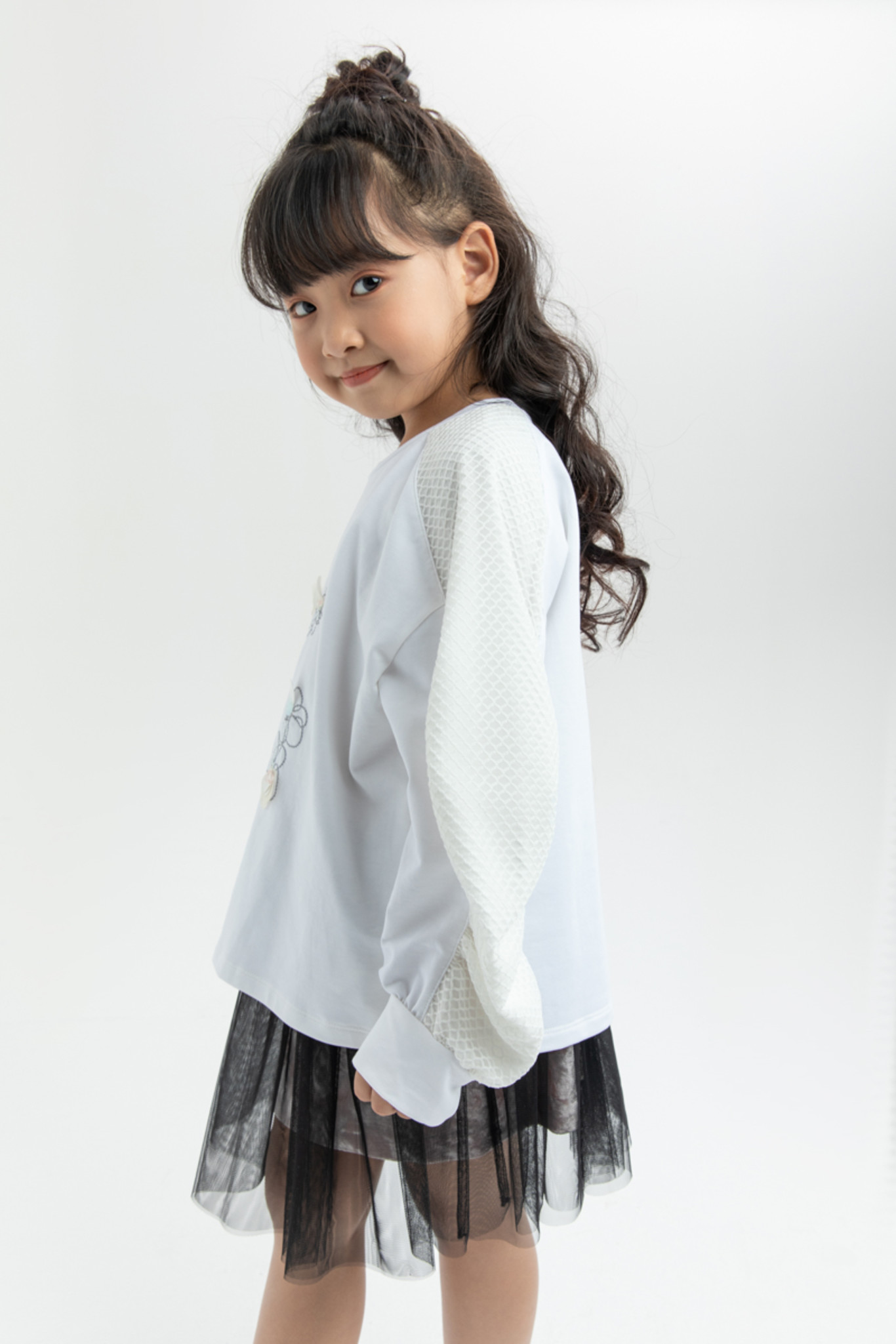 Chân váy bé gái IVY moda MS 31G1174