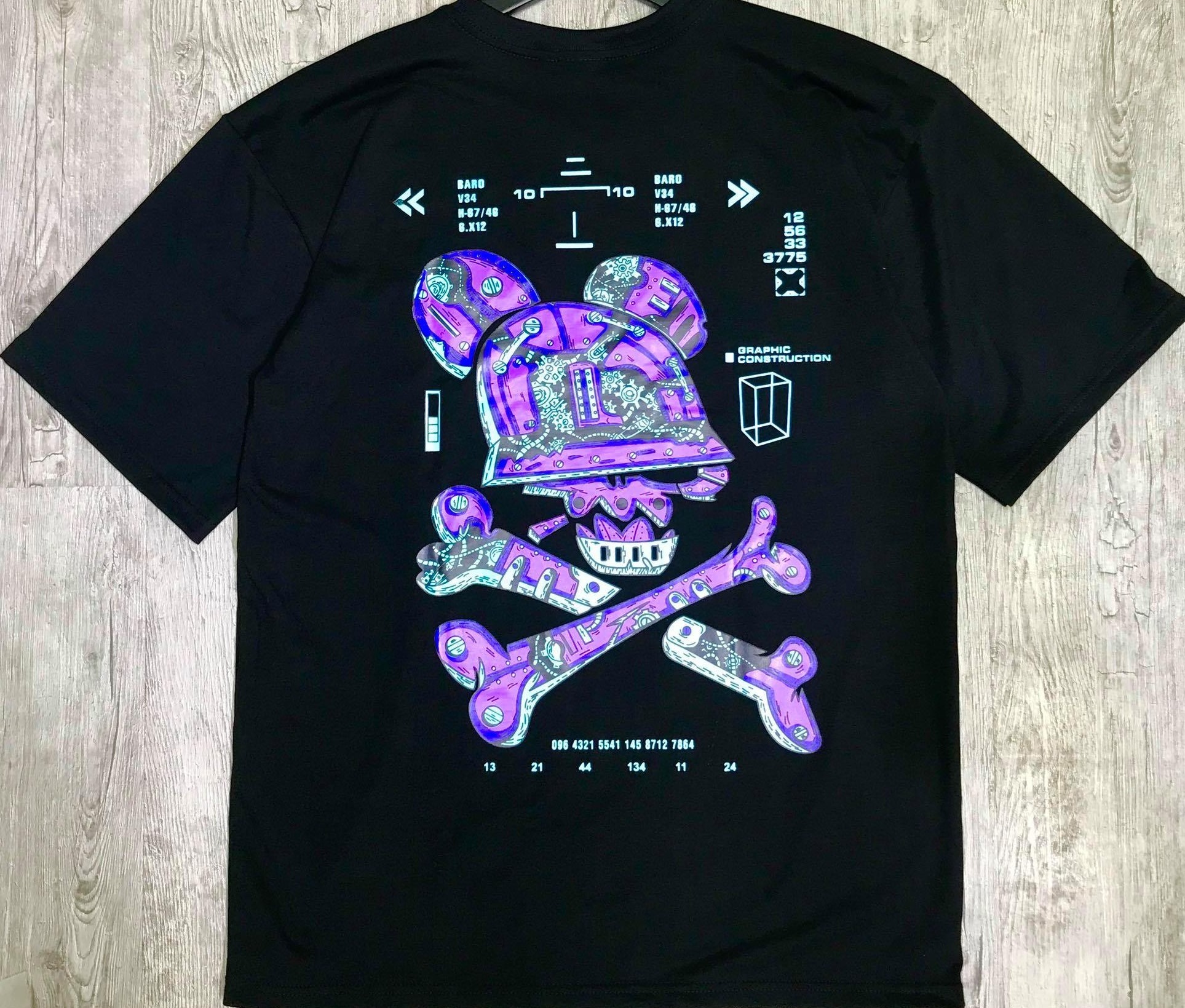 [HCM]Áo Thun Mecha-X Bad Habbits (Đen)