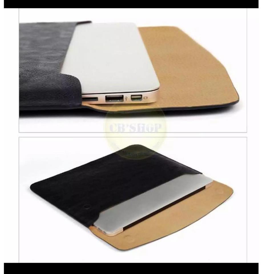 Bao da, túi da chống sốc cho macbook, laptop surface