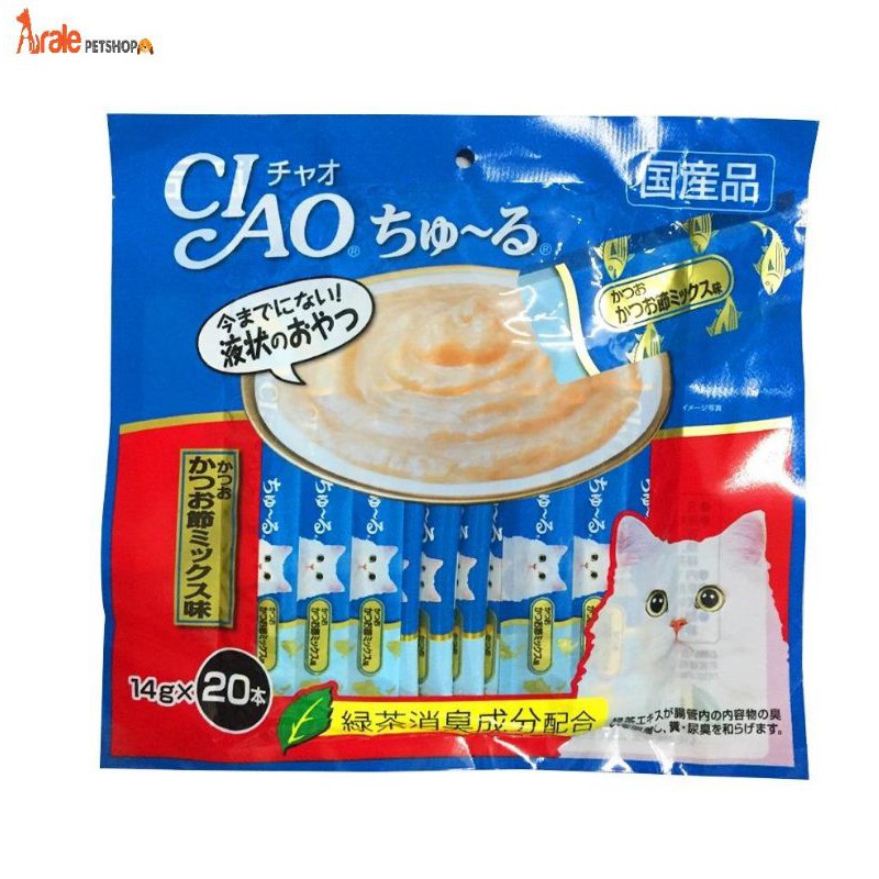 [HCM]Ciao súp thưởng cho mèo 160 /20 tuyp