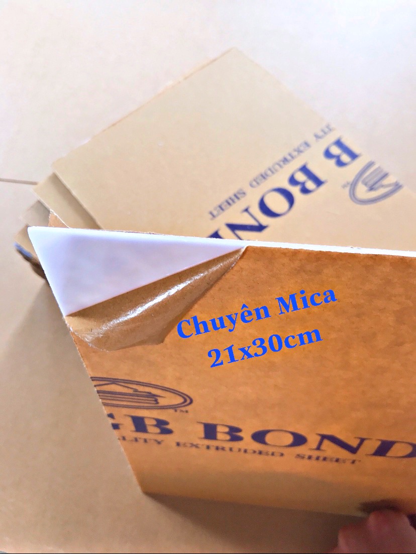 [HCM]5 MICA TRẮNG SỮA 2MM ( 21x30CM-A4 )
