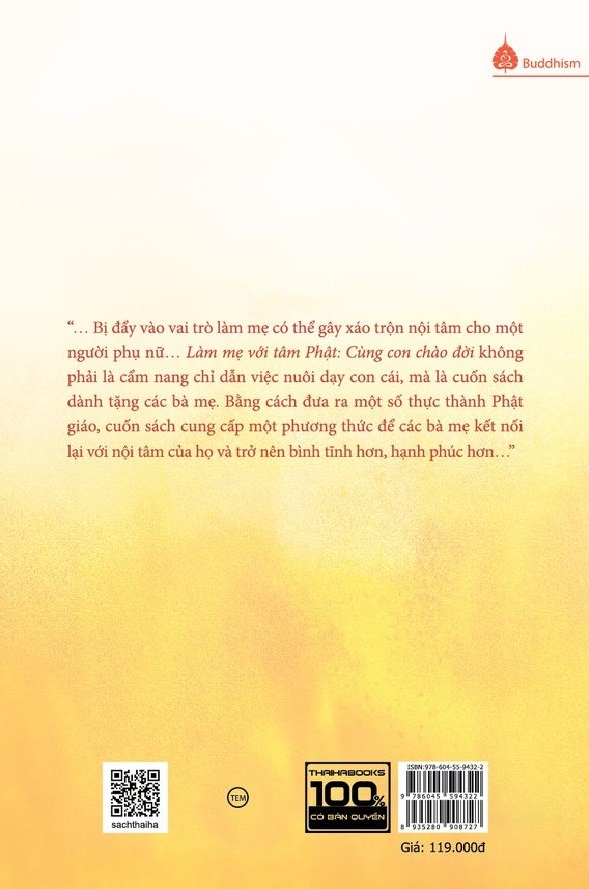 Sách Fahasa - Làm Mẹ Với Tâm Phật - Cùng Con Chào Đời