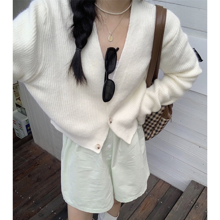 áo len/ croptop cardigan