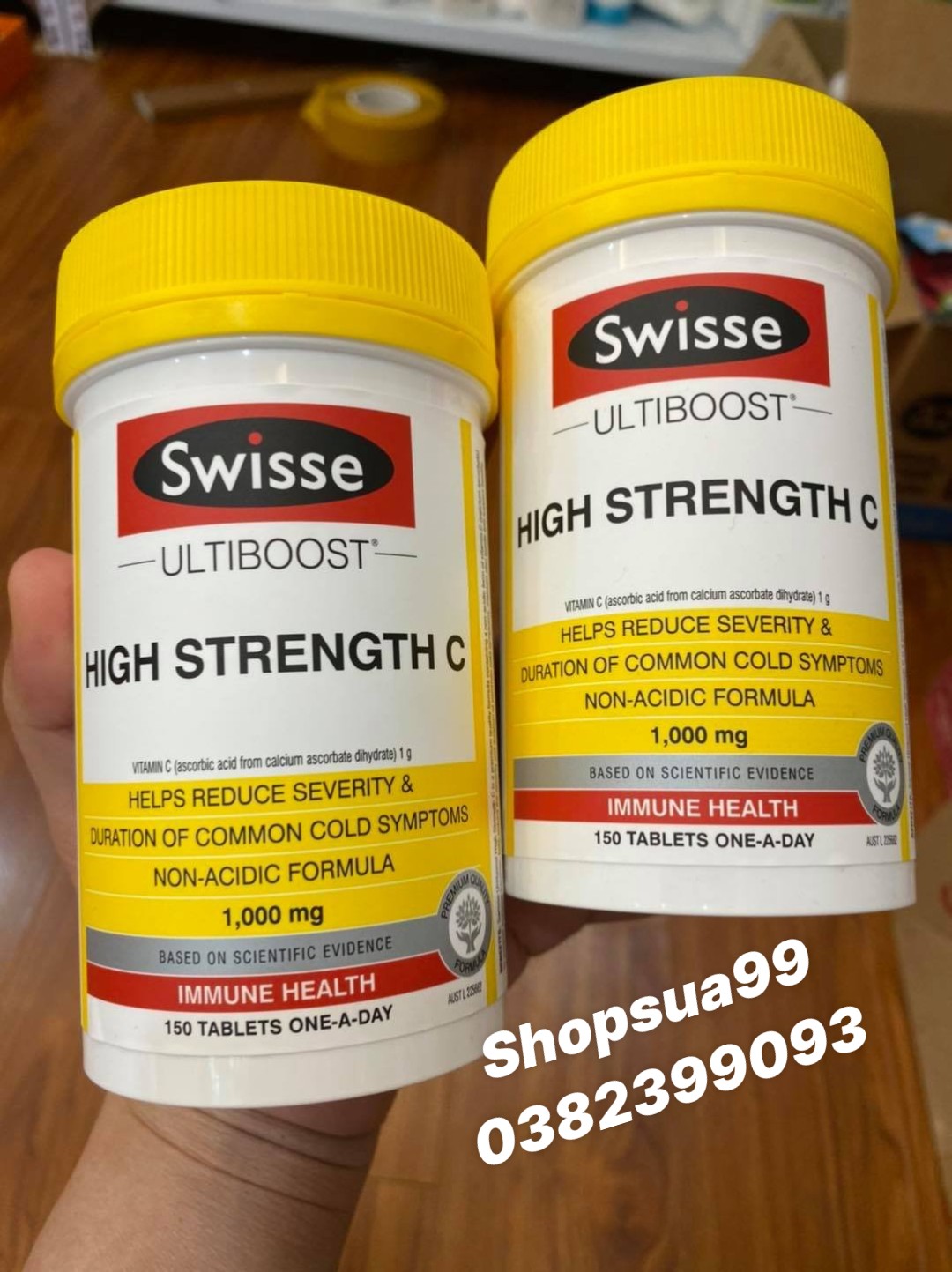 Vitamin C Swisse Ultiboost High Strength C 1000mg 150 Tablets