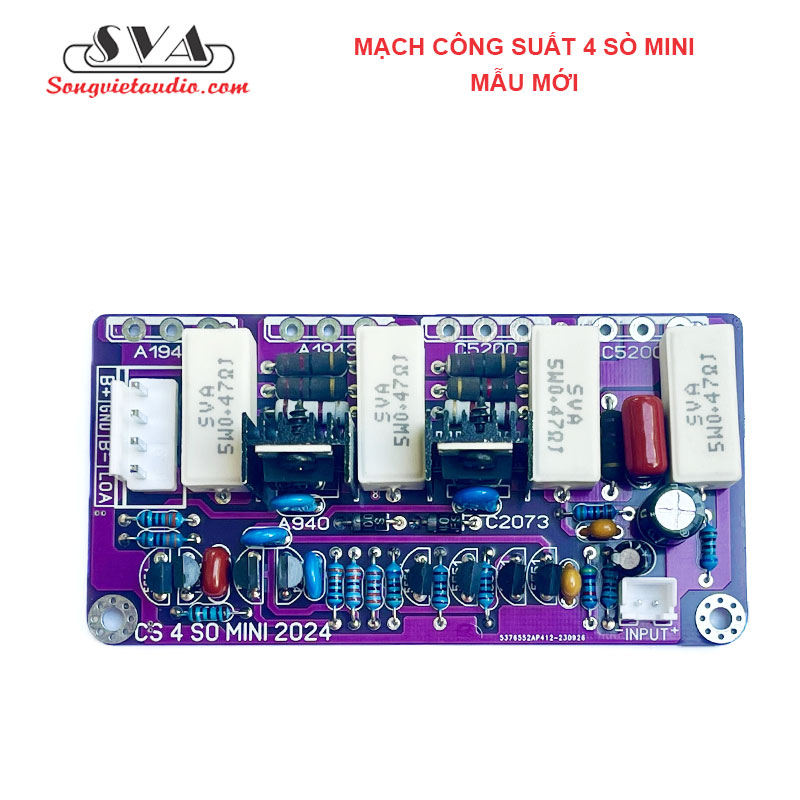 MẠCH CÔNG SUẤT 4 SÒ MINI (1 KÊNH) - 1 MẠCH