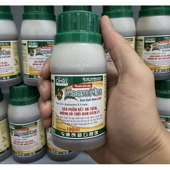 Dầu neem hữu cơ phòng trừ các loại sâu rệp neem nim