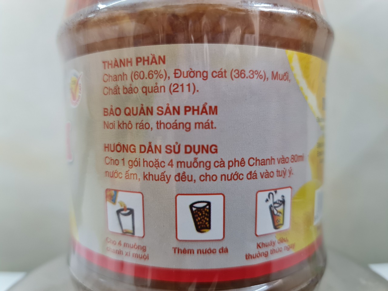 [Hủ nhựa 900g] CHANH XÍ MUỘI (Pha thức uống giải khát) [VN] THANH BÌNH Apricot Lemon