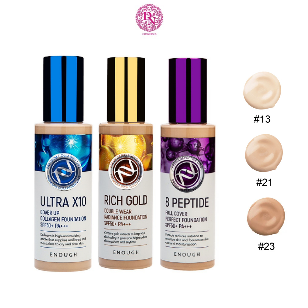 Kem nền Collagen Ultra X10 Enough Foundation SPF50
