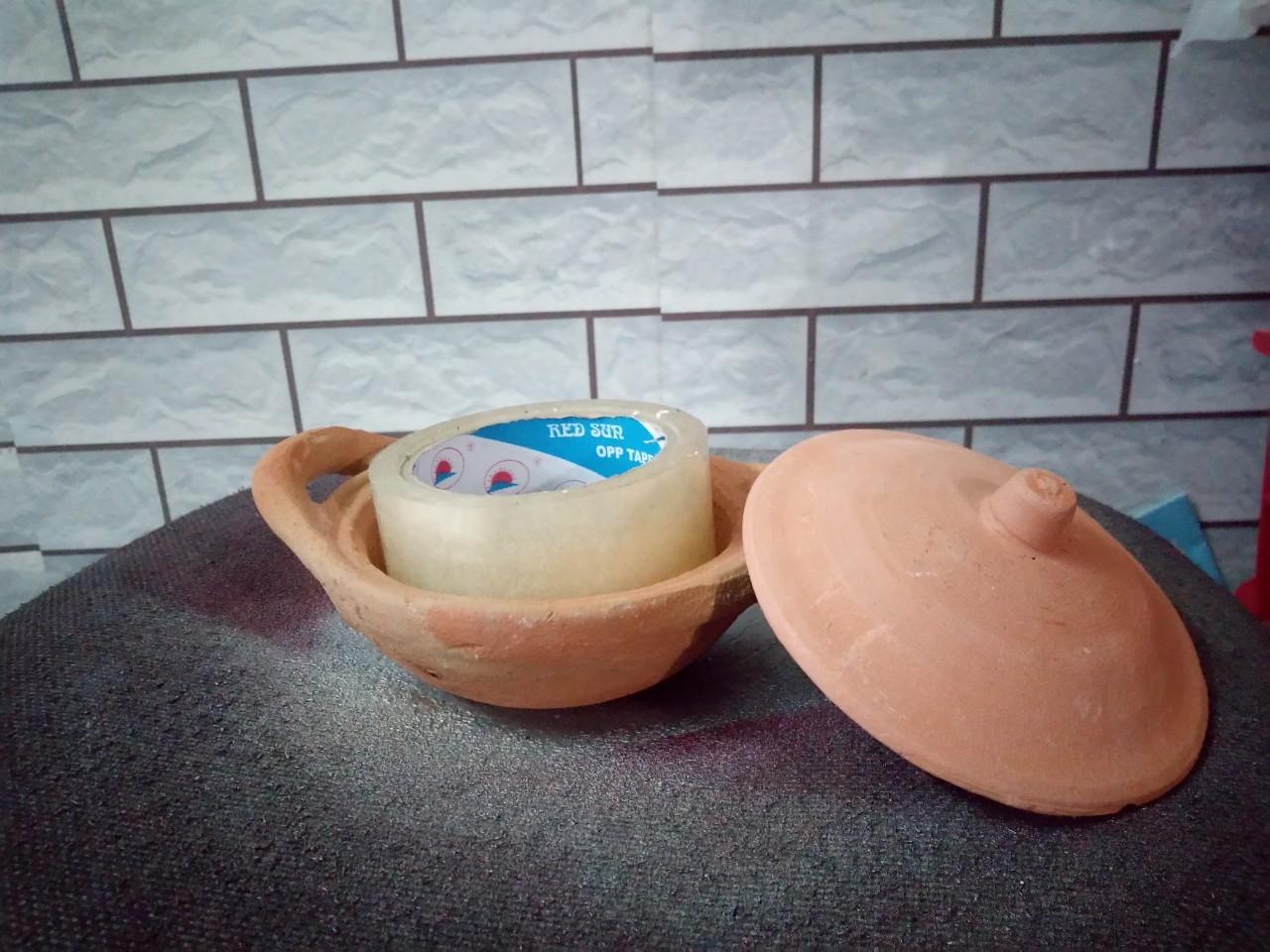 Nồi đất biên hoà không trán men 13 cm