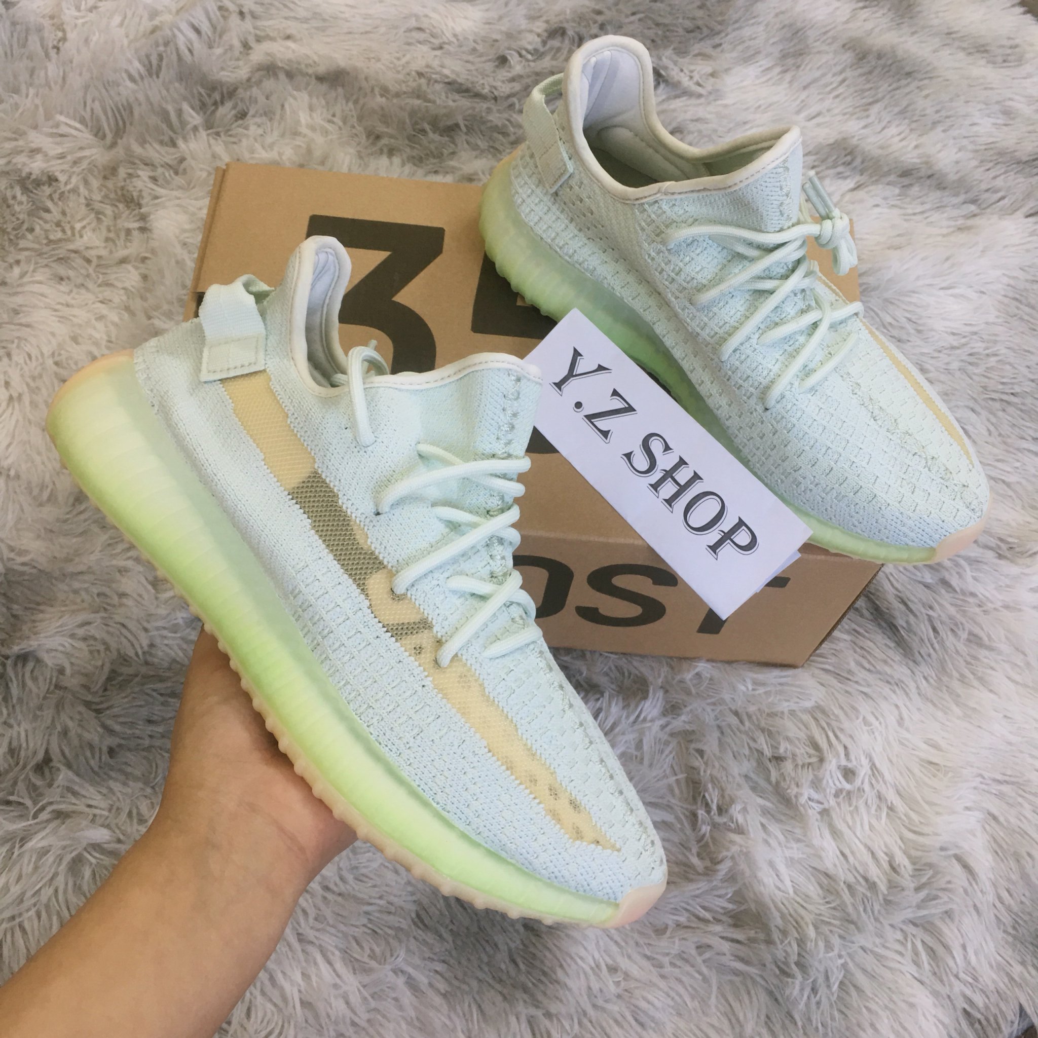 Giày Sneaker 🎁FULLBOX 11🎁 Giày Thể Thao 350 Hyper Nam Nữ Cao Cấp
