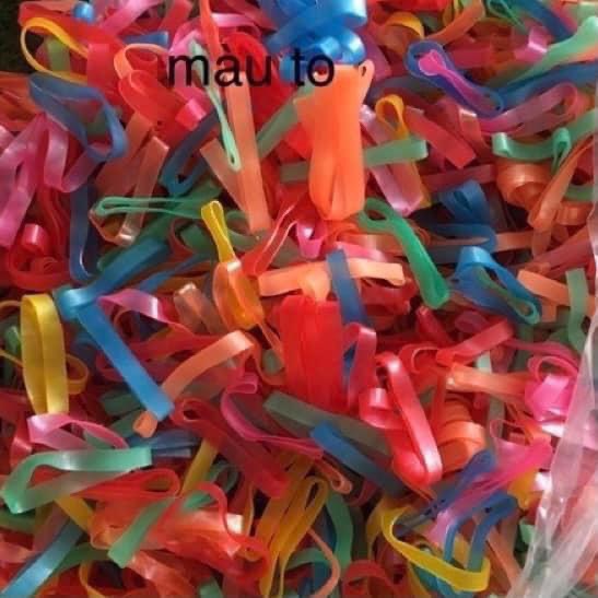Sỉ 1kg chun bộc tóc nhiều màu