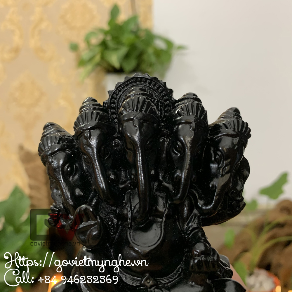 Tượng Thần Voi Ganesha (Đá Tự Nhiên)
