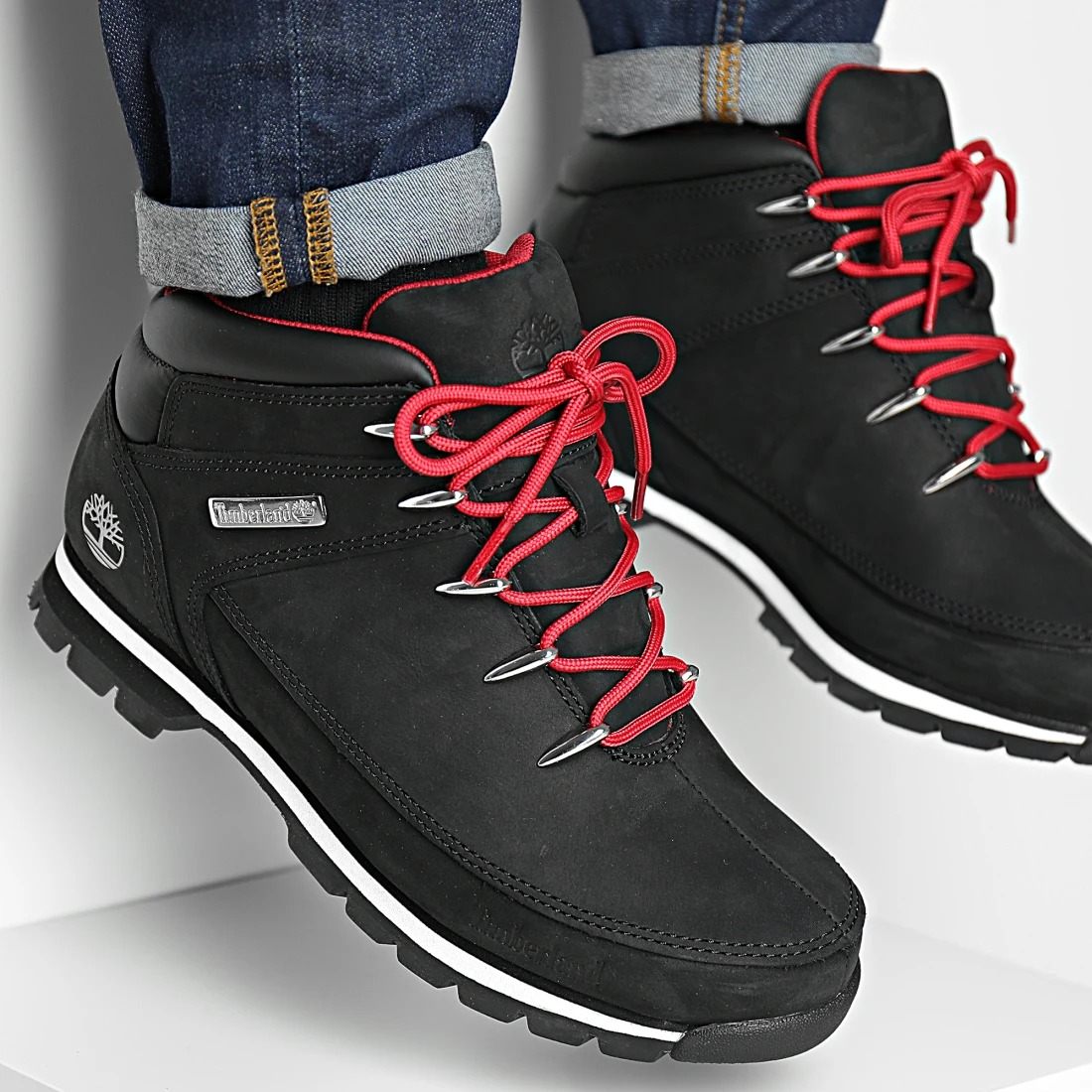 Giày bốt da lộn Timberland Euro Sprint cho nam Phong cách Rust A2HE3