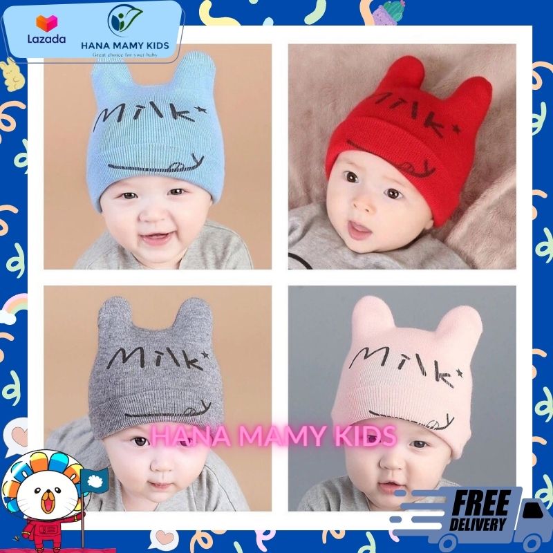 [HCM]MŨ LEN MILK CHO BÉ