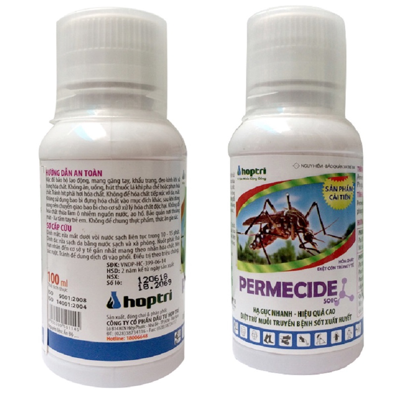 Thuốc diệt côn trùng permecide 50ec , thuốc trừ muỗi, ruồi, gián và kiến