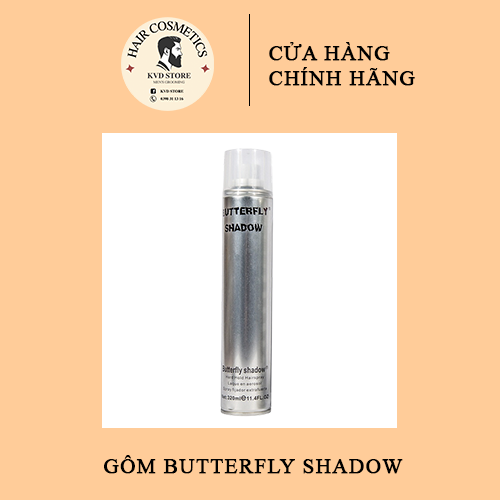 Gôm Xịt Tóc Butterfly Shadow 320Ml