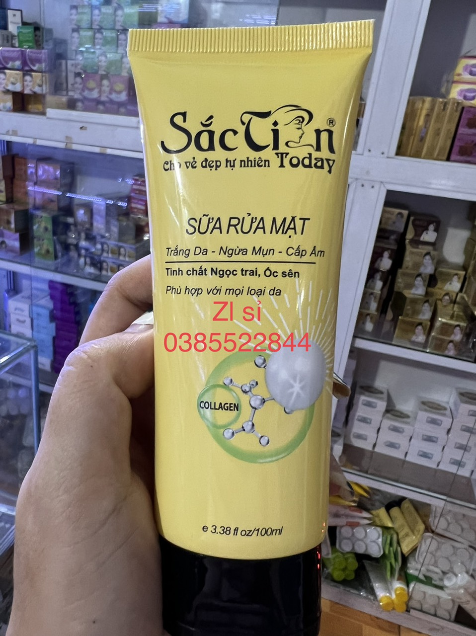 [HCM]Sữa rửa mặt - Trắng da - Sạch mụn - Sắc tiên today (100ml) chống viêm hiệu quả kiểm soát lượng dầu nhờn trên da làm sạch da ngừa mụn liền sẹo