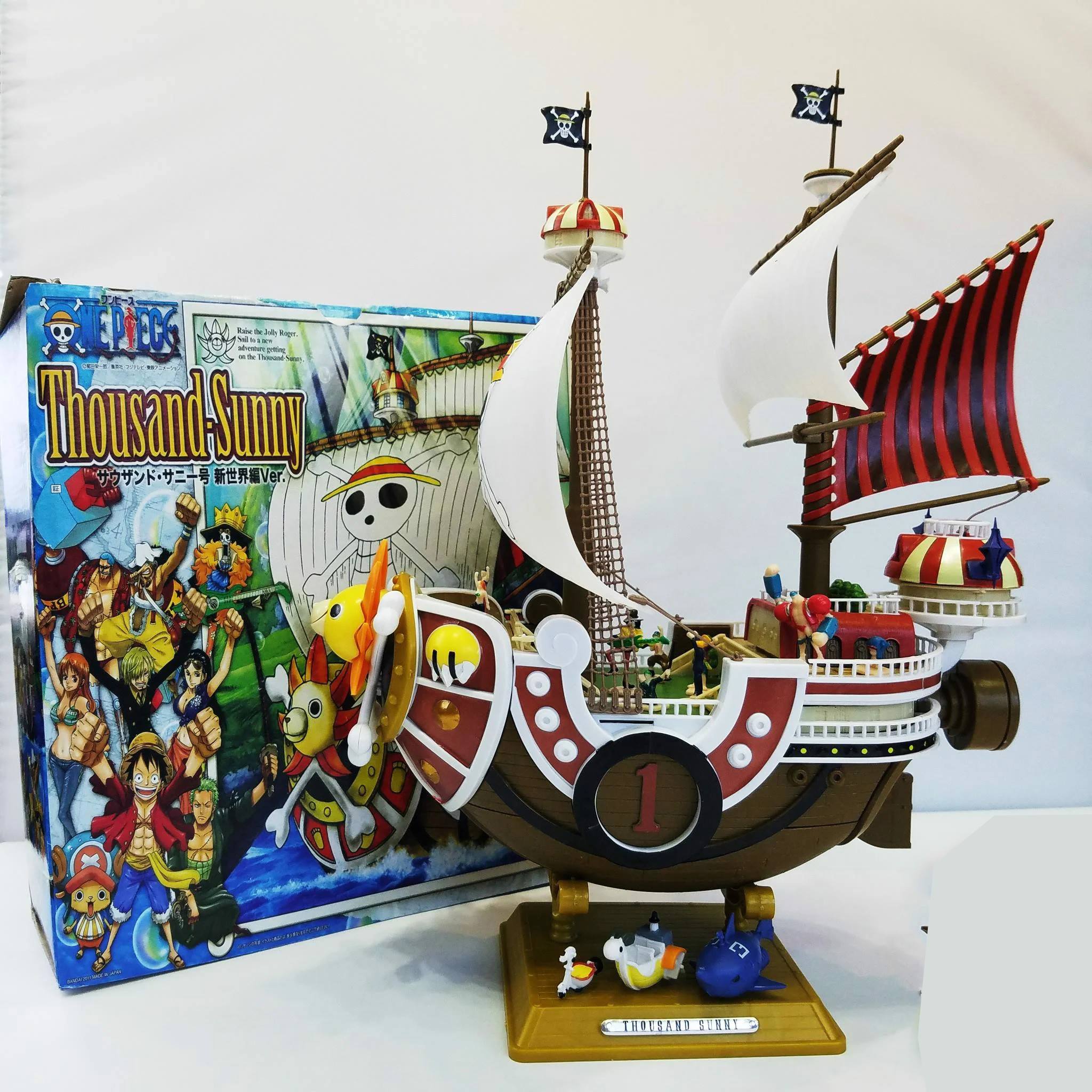 Mô Hình Lăp Ráp Tàu ONE PIECE - THOUSAND SUNNY - CAO CẤP [Hộp Đẹp]